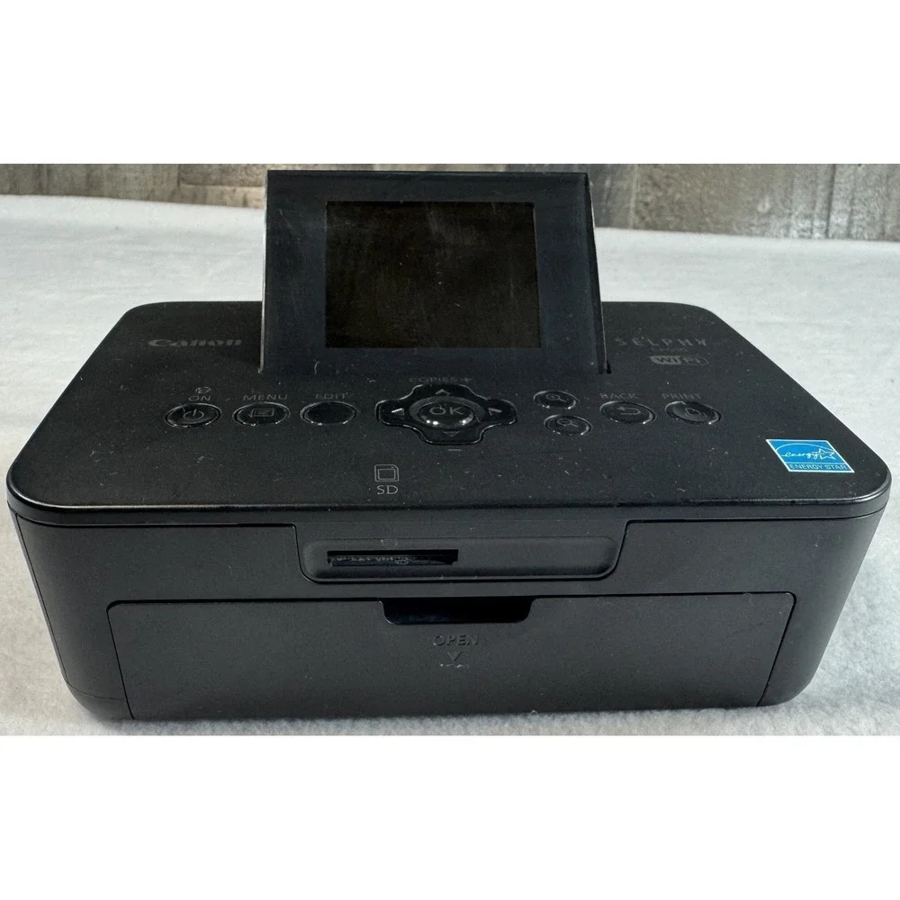 Canon Selphy CP910 Wireless Compact Photo Printer Black Parts Repair No Adapter